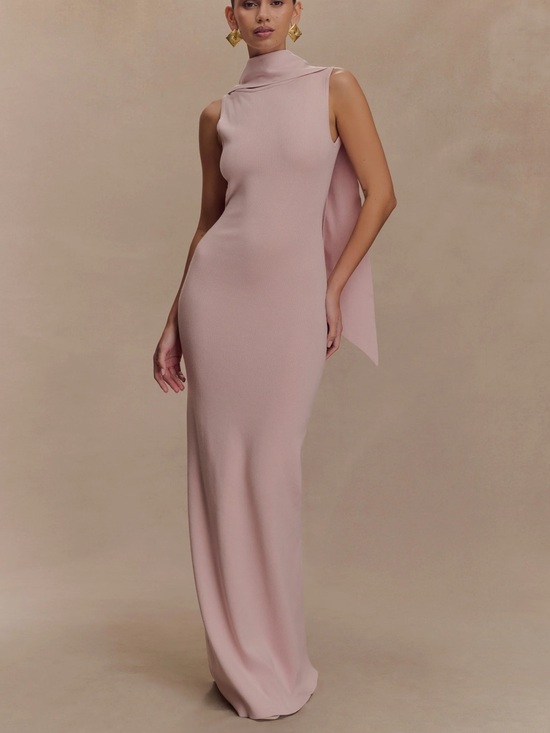 Meshki Dresses & Skirts - Darby knit pink gown- MESHKI
